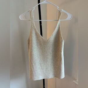 Old Navy Cream Fitted Camisole Top